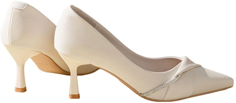 (Women) EXULL Yi Si Q Leather High Heels 'Simplified Fashion Beige' 1315008171 Lookbook (Women) EXULL Yi Si Q Leather High Heels 'Simplified Fashion Beige' 1315008171