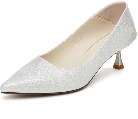 (Women) EXULL Yi Si Q Leather Kitten Heels 4.5cm 'French Low Cut Elegant Bridesmaid' 73170017 Buy (Women) EXULL Yi Si Q Leather Kitten Heels 4.5cm 'French Low Cut Elegant Bridesmaid' 73170017