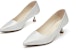 (Women) EXULL Yi Si Q Leather Kitten Heels 4.5cm 'French Low Cut Elegant Bridesmaid' 73170017