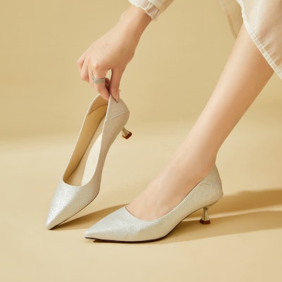 (Women) EXULL Yi Si Q Leather Kitten Heels 4.5cm 'French Low Cut Elegant Bridesmaid' 73170017 Lookbook (Women) EXULL Yi Si Q Leather Kitten Heels 4.5cm 'French Low Cut Elegant Bridesmaid' 73170017
