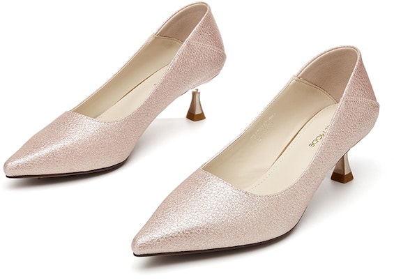 (Women) EXULL Yi Si Q Leather Kitten Heels 4.5cm 'French Low Cut Elegant Bridesmaid' 73170017 Sizing (Women) EXULL Yi Si Q Leather Kitten Heels 4.5cm 'French Low Cut Elegant Bridesmaid' 73170017
