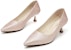 (Women) EXULL Yi Si Q Leather Kitten Heels 4.5cm 'French Low Cut Elegant Bridesmaid' 73170017