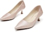 Sizing (Women) EXULL Yi Si Q Leather Kitten Heels 4.5cm 'French Low Cut Elegant Bridesmaid' 73170017