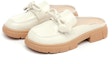 Sizing (W) Exull Yi Si Q Loafer 'Gaya Kolej Kulit Berkilat dengan Renda dan Rumbai' 12165105
