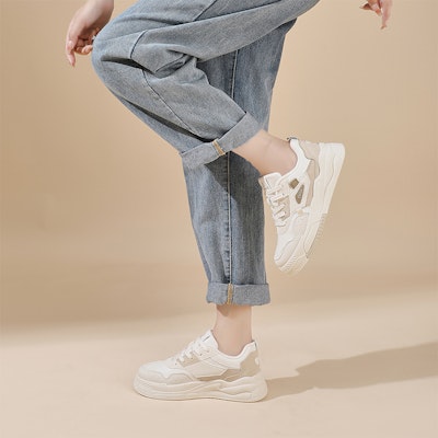 (W) (女性用) Exull Yi Si Q ロートップ『ファッション通気性プラットフォーム』73177610 73177610 11