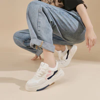 Sizing EXULL 依思Q 厚底百搭時尚透氣 低幫 板鞋 5.5cm 女款