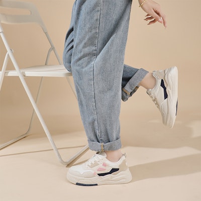 (W) (女性用) Exull Yi Si Q ロートップ『ファッション通気性プラットフォーム』73177610 73177610 2