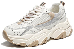 (W) Exull Yi Si Q Mesh Plataforma Zapatillas de Papá 'Albaricoque' 1215704581 Order (W) Exull Yi Si Q Mesh Plataforma Zapatillas de Papá 'Albaricoque' 1215704581