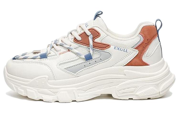 (Women) Exull Yi Si Q Mesh Round Toe Lace-up Thick Sole 'Dad Shoes Blue' 1217704530