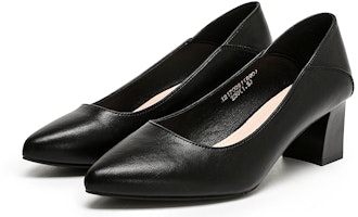 (W) Exull Yi Si Q PU 5.6cm '黑色舒适粗跟高跟鞋' 12I7009160 Order (W) Exull Yi Si Q PU 5.6cm '黑色舒适粗跟高跟鞋' 12I7009160