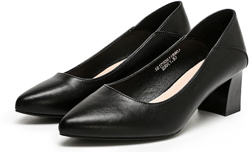 (W) 女性用:エクズルQ PU 5.6cmブラックコンフォートヒールパンプス 12I7009160 12I7009160 Order (W) 女性用:エクズルQ PU 5.6cmブラックコンフォートヒールパンプス 12I7009160 12I7009160