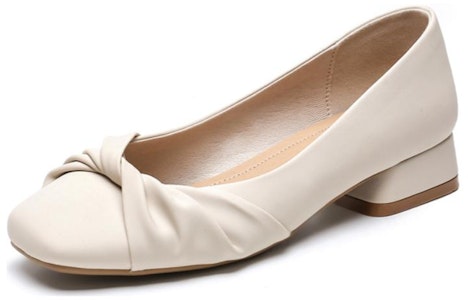 (W) 怡丝琪 PU 浅米色方头休闲鞋 1315007171 Order (W) 怡丝琪 PU 浅米色方头休闲鞋 1315007171