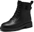 Buy (W) Boot Martin Tabung Pendek Hitam Exull Yi Si Q PU 7218605160