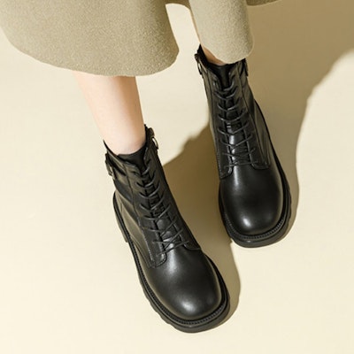 (W) Boot Martin Tabung Pendek Hitam Exull Yi Si Q PU 7218605160 Shop (W) Boot Martin Tabung Pendek Hitam Exull Yi Si Q PU 7218605160