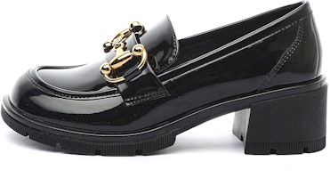 (Women) Exull Yi Si Q PU 'British Fashion Chunky High Heels 5.5cm' 12I71010 (Women) Exull Yi Si Q PU 'British Fashion Chunky High Heels 5.5cm' 12I71010