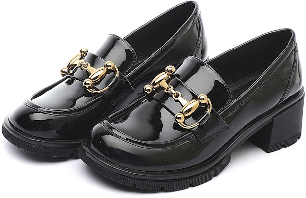 (W) 엑술 이시큐 PU '영국풍 청키굽 5.5cm' 12I71010 Order (W) 엑술 이시큐 PU '영국풍 청키굽 5.5cm' 12I71010