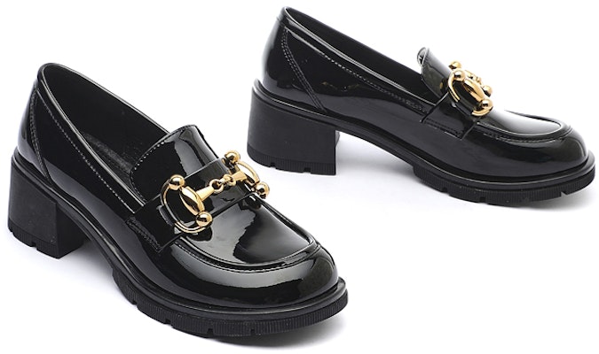 (W) 엑술 이시큐 PU '영국풍 청키굽 5.5cm' 12I71010 Lookbook (W) 엑술 이시큐 PU '영국풍 청키굽 5.5cm' 12I71010
