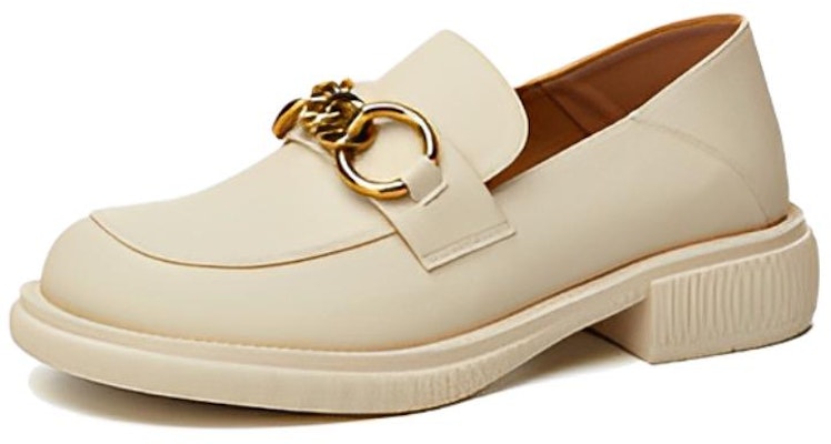 (Women) Exull Yi Si Q PU 'Casual Beige with Fashion Metal Buckle' 8215103871 Buy (Women) Exull Yi Si Q PU 'Casual Beige with Fashion Metal Buckle' 8215103871