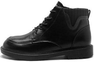 (Women) Exull Yi Si Q PU 'Fashion Versatile Ankle Martin Boots Black' 1218613860 (Women) Exull Yi Si Q PU 'Fashion Versatile Ankle Martin Boots Black' 1218613860