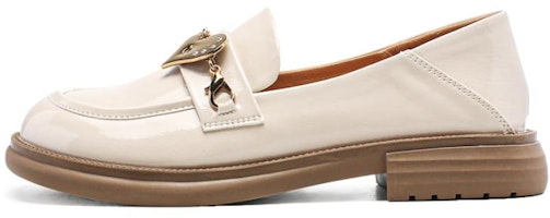 (Women) Exull Yi Si Q PU 'Simple Round Toe Casual Off-White' 7315140371 (Women) Exull Yi Si Q PU 'Simple Round Toe Casual Off-White' 7315140371