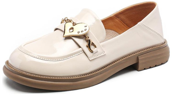 (Women) Exull Yi Si Q PU 'Simple Round Toe Casual Off-White' 7315140371 Order (Women) Exull Yi Si Q PU 'Simple Round Toe Casual Off-White' 7315140371