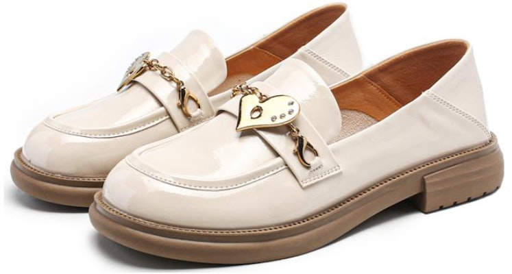 (Women) Exull Yi Si Q PU 'Simple Round Toe Casual Off-White' 7315140371 Lookbook (Women) Exull Yi Si Q PU 'Simple Round Toe Casual Off-White' 7315140371