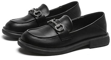 (W) Exull Yi Si Q PU Sepatu Kasual 'Metallic British' 72171004 Cheap (W) Exull Yi Si Q PU Sepatu Kasual 'Metallic British' 72171004