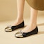 Cheap (W) Exull Yi Si Q PU Hujung Bulat Flat 'Kasut Santai' 73170064