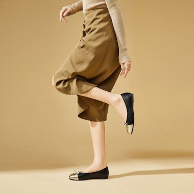 (Women) Exull Yi Si Q PU Round Toe Flat 'Casual Flats' 73170064 2