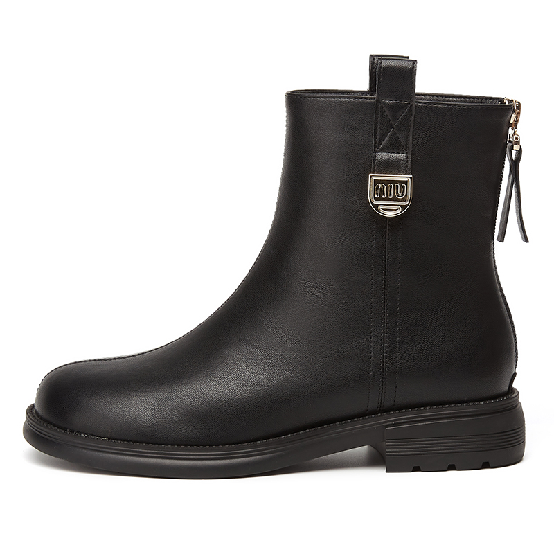 Buy (W) Exull Yi Si Q PU Sepatu Boot Pendek 'Kasual Nyaman Serbaguna' 1318608560