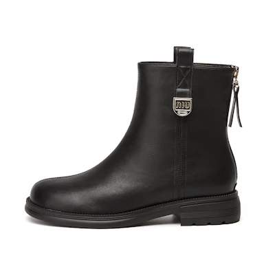 (W) Exull Yi Si Q PU Short Boots 'Casual CMFT Versatile'