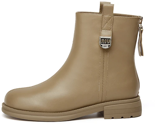 EXULL 依思Q PU 休閒舒適百搭 短靴 3.2cm 女款 5