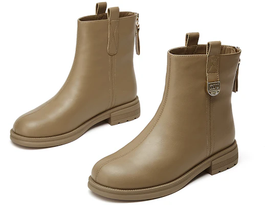 EXULL 依思Q PU 休閒舒適百搭 短靴 3.2cm 女款 8