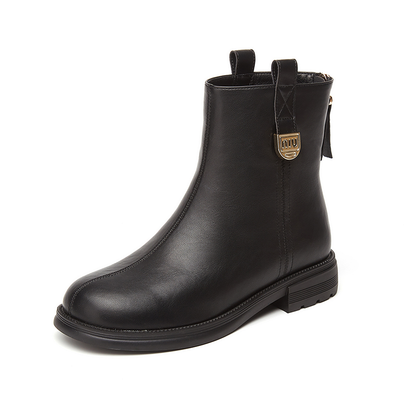 Order (W) Exull Yi Si Q PU Sepatu Boot Pendek 'Kasual Nyaman Serbaguna' 1318608560