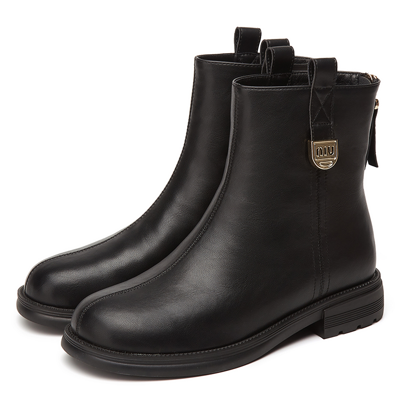 Lookbook (W) Exull Yi Si Q PU Sepatu Boot Pendek 'Kasual Nyaman Serbaguna' 1318608560