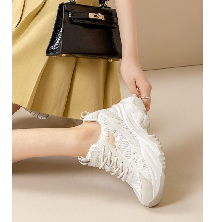 (W) Exull Yi Si Q Retro 'Beige Dad Shoes' 圖 4