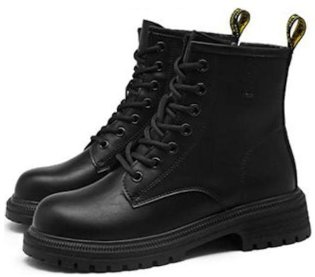 (Women) Exull Yi Si Q Retro British 'Comfortable Chunky Heel Martin Boot Black' 1218649060 Order (Women) Exull Yi Si Q Retro British 'Comfortable Chunky Heel Martin Boot Black' 1218649060