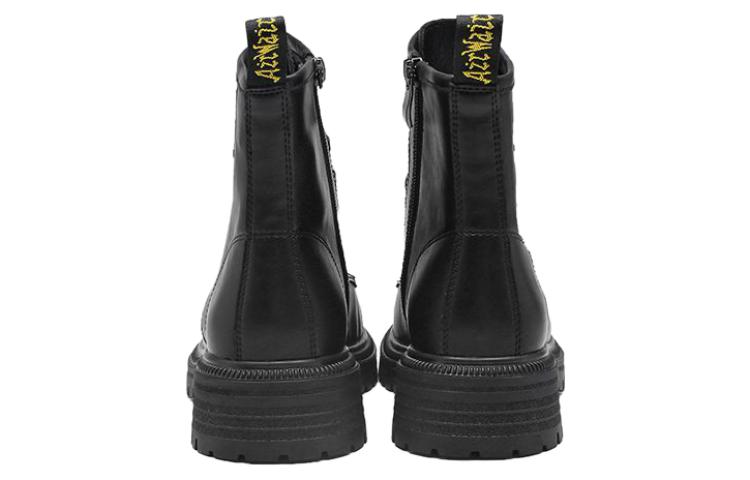 Shop (W) Exull Yi Si Q Retro Británico 'Bota Martin Negra de Tacón Grueso Cómodo' 1218649060