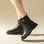 Lookbook (W) Exull Yi Si Q But Martin Tumit Tebal Hujung Bulat 'Hitam' 12I8625860
