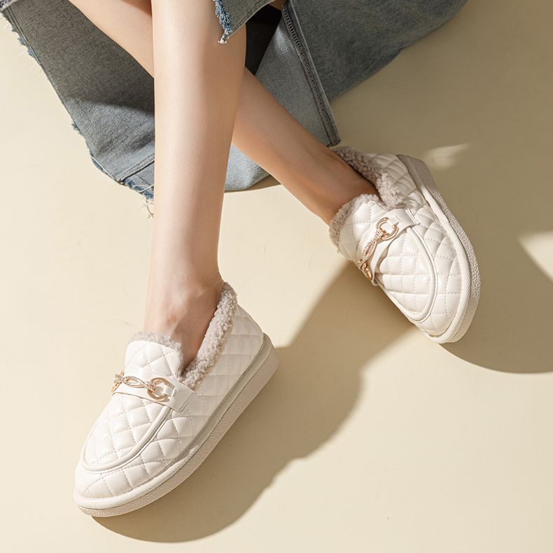 Shop (W) Sneaker Slip-On Exull Yi Si Q 'Putih Krem' 7218401271