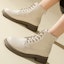 Shop (W) Exull Yi Si Q Kulit Sintetik Fleece Martens 'Krim British' 1218626371