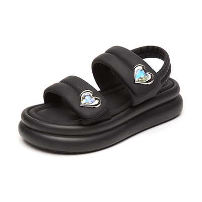(W) Exull YiSi Q 'Beach Platform Sports Sandals'