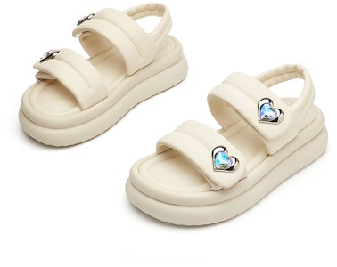 (W) (レディース) Exull YiSi Q『ビーチプラットフォームスポーツサンダル』73164635 73164635 3