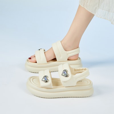 (Women) Exull YiSi Q 'Beach Platform Sports Sandals' 73164635 6