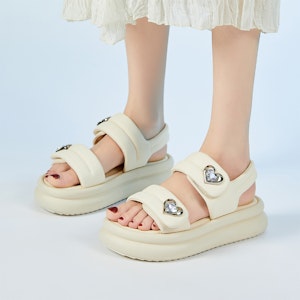 (W) (レディース) Exull YiSi Q『ビーチプラットフォームスポーツサンダル』73164635 73164635 7