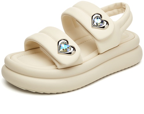 (Women) Exull YiSi Q 'Beach Platform Sports Sandals' 73164635 2