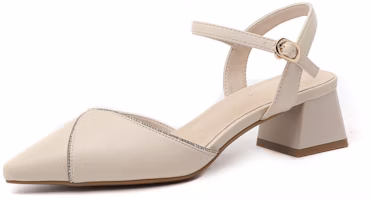 (Women) EXULL YiSi Q 'Beige Heel' 1216300371 (Women) EXULL YiSi Q 'Beige Heel' 1216300371