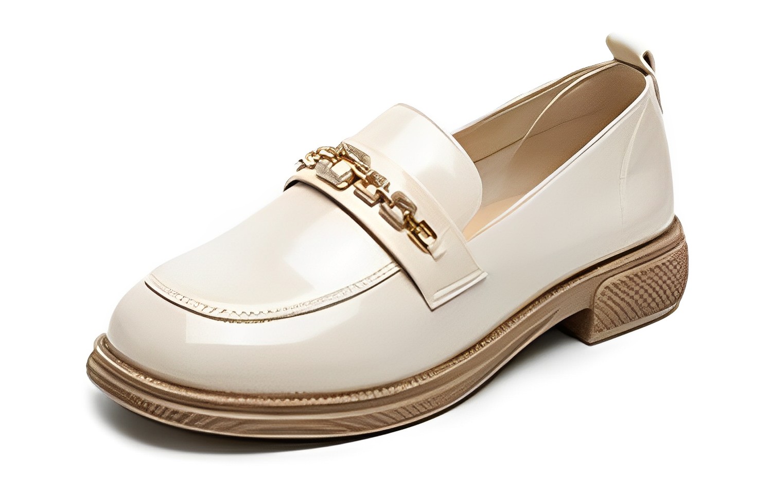 Buy EXULL 依思Q 時尚休閒舒適一腳蹬 休閒單鞋 女款 米白色