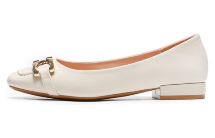 (W) Exull YiSi Q 'Beige Slip-On Casual'