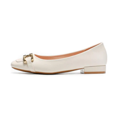(W) Exull YiSi Q 'Beige Slip-On Casual'